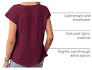 Women’s Business Casual Blouse | Short Sleeve Work Top