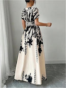 Women’s Floral Maxi Dress | V-Neck Flowy Summer Dress
